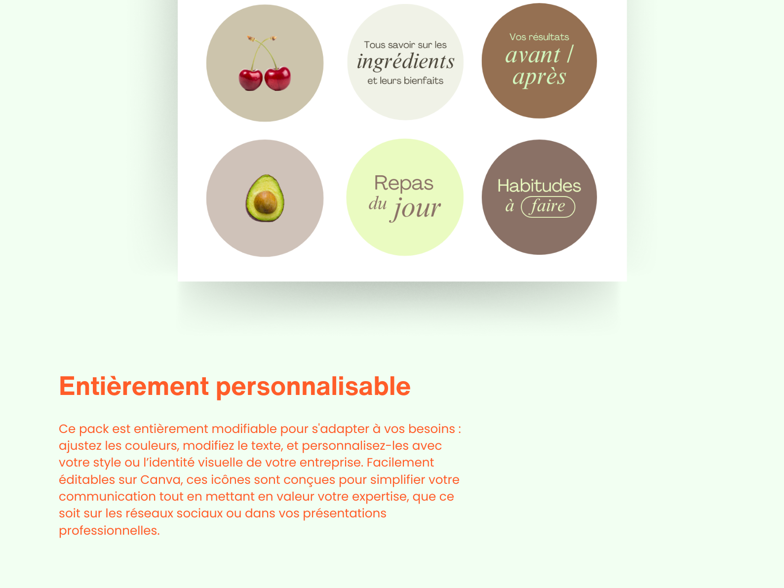 12 couvertures stories à la une instagram – Nutrition