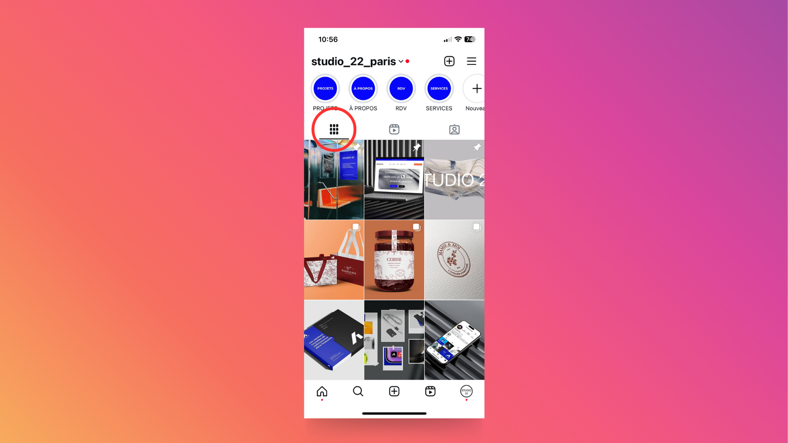 Feed Instagram – STUDIO 22