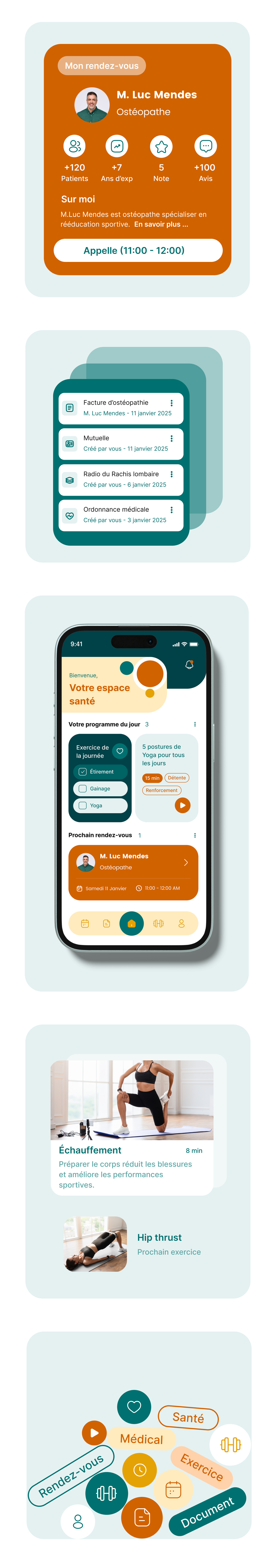 Maquette appli mobile – Luc